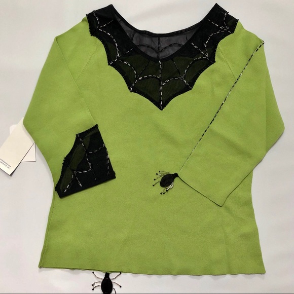 NWT Bellepointe Halloween Spider Sweater - Picture 2 of 4